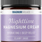 Magnesium Lotion - Nighttime Magnesium Cream - Apply To Legs, Arms Or Chest - Topical Magnesium Chloride - Usa Made And Safe For