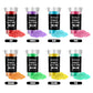 Pandalab Edible Glitter - Food Grade Luster Dust for Cakes, Cocktails, and Desserts - 8 Colors, 0.1oz (3g) Bottle