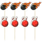Gyufise 36Pcs Bowling Cupcake Toppers Sport Bowling Party Cupcake Picks Bowling Alley Themed Birthday Party Cake Decorations For
