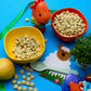 Awsum Snacks | Baby Puffs | Healthy Kids Snacks - 12 Bags - Usda Organic | Kosher | Non Gmo | Gluten Free |No Sugar (Banana & Bl