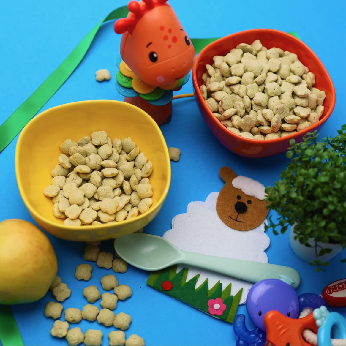 Awsum Snacks | Baby Puffs | Healthy Kids Snacks - 12 Bags - Usda Organic | Kosher | Non Gmo | Gluten Free |No Sugar (Banana & Bl