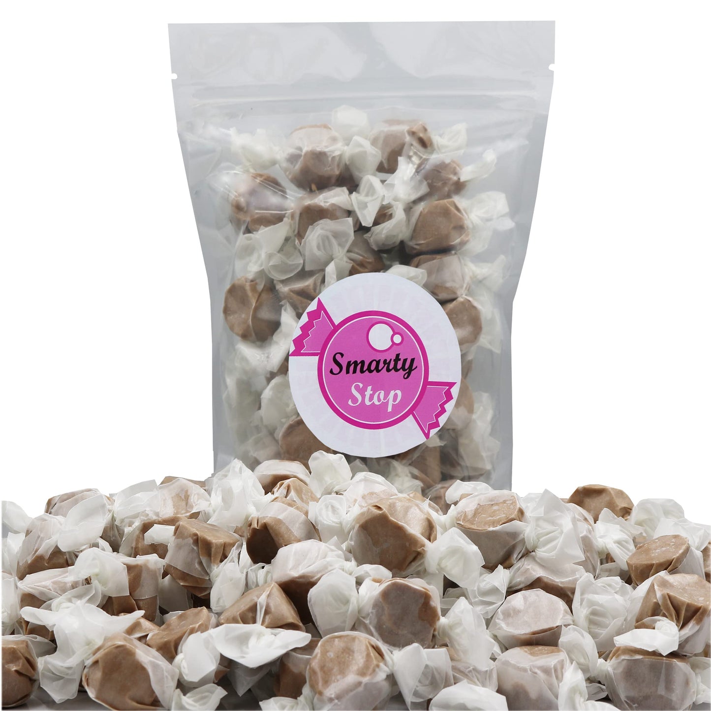 Smarty Stop Salt Water Taffy All Color (Chocolate, 1 Pound (Pack Of 1))