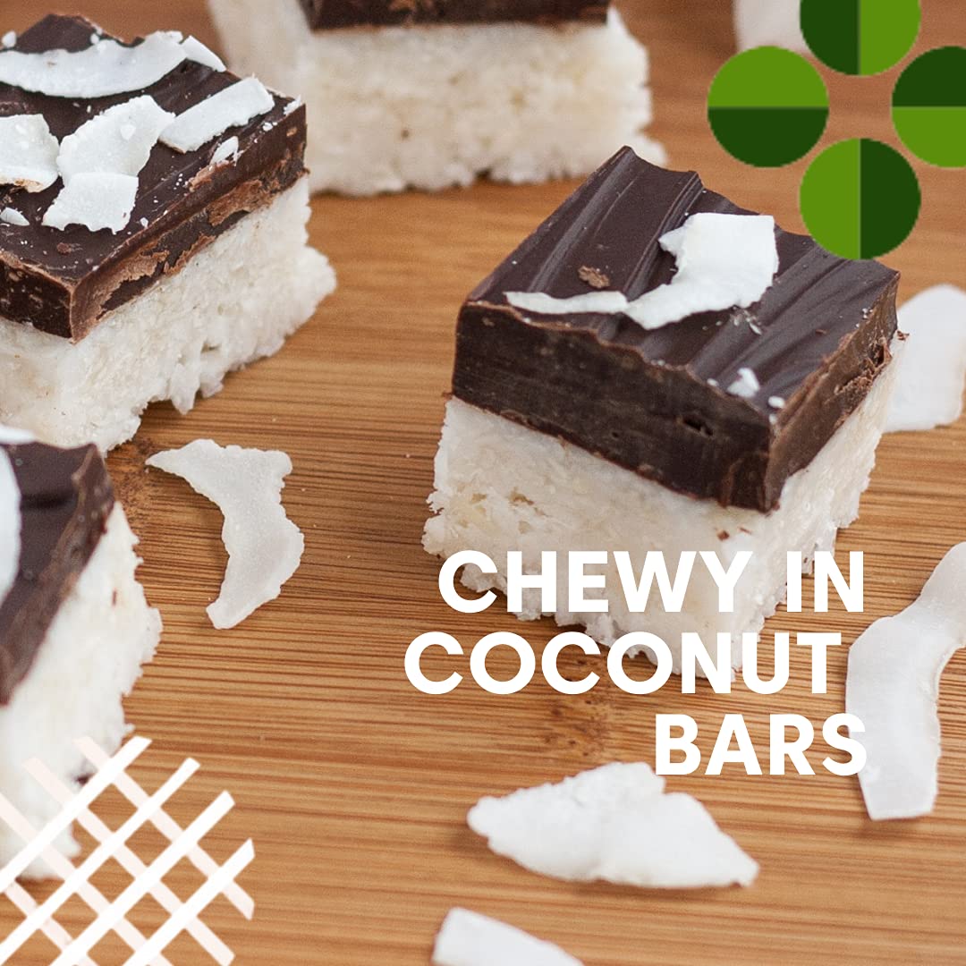 Fiesta Tropical   Large Coconut Flakes, Organic Unsweetened Coconut Chips, Dried Coconut Shavings With No Added Sugar, Rich in M