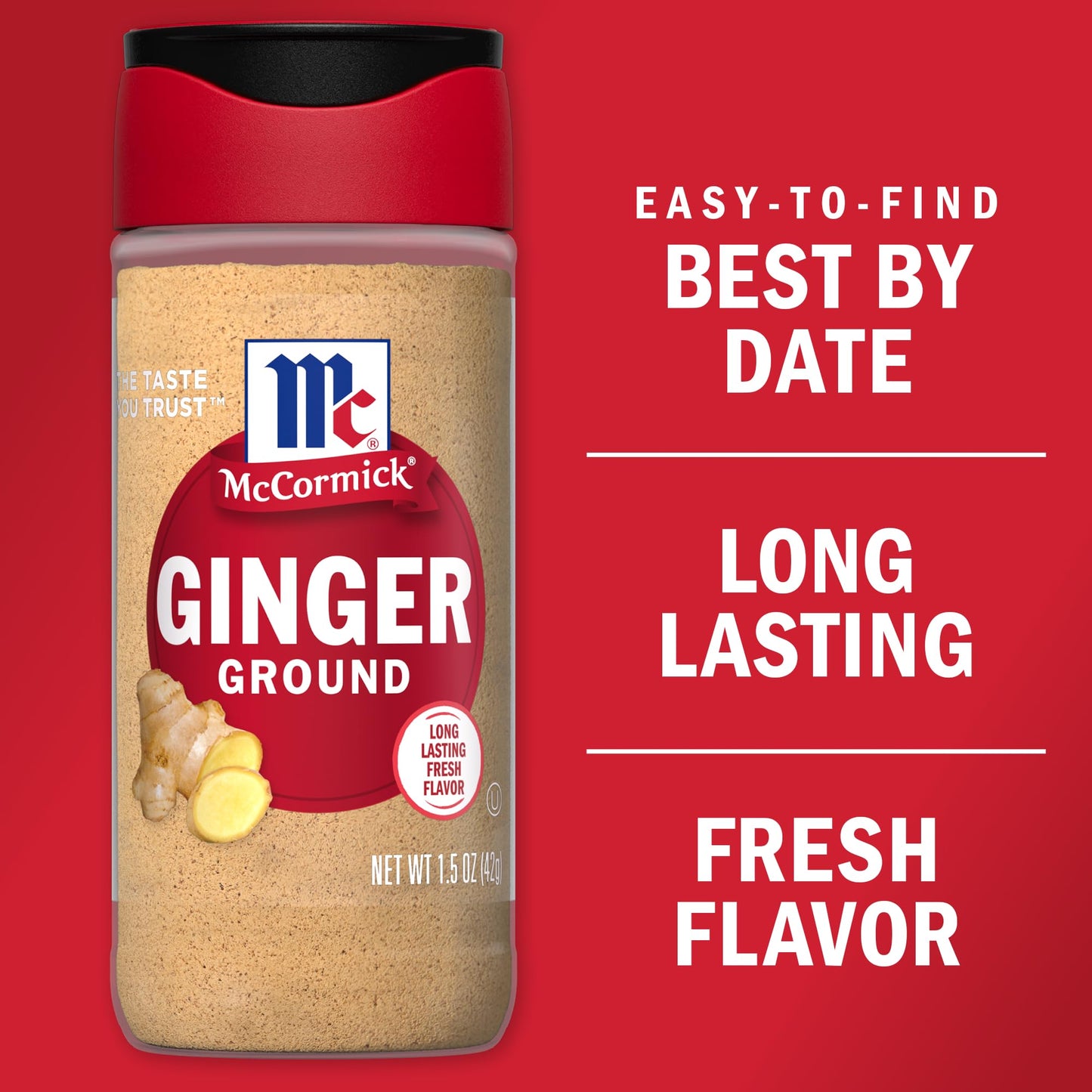 McCormick Ground Ginger, 1.5 oz