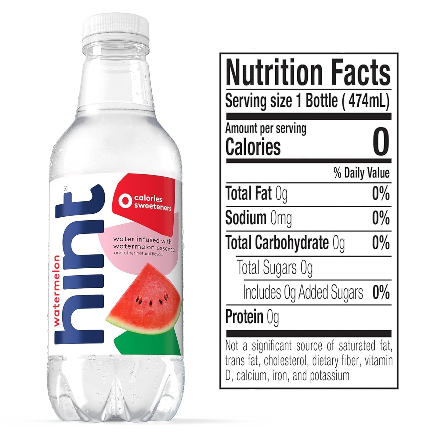 Hint Fruit-Infused Bottled Water, Best Sellers Variety Pack - Sugar Free Flavored Water with Zero Calories, Natural Fruit Essenc