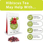 SAMCCI Hibiscus Tea Bags - Premium Dried Hibiscus Flower - Caffeine-Free - 50 Count