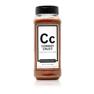 Spiceology - Cowboy Crust Espresso Chile Spice Blend - BBQ Rubs, Spices and Seasonings - Use On: Steak, Beef, Elk Pork, Chili, V