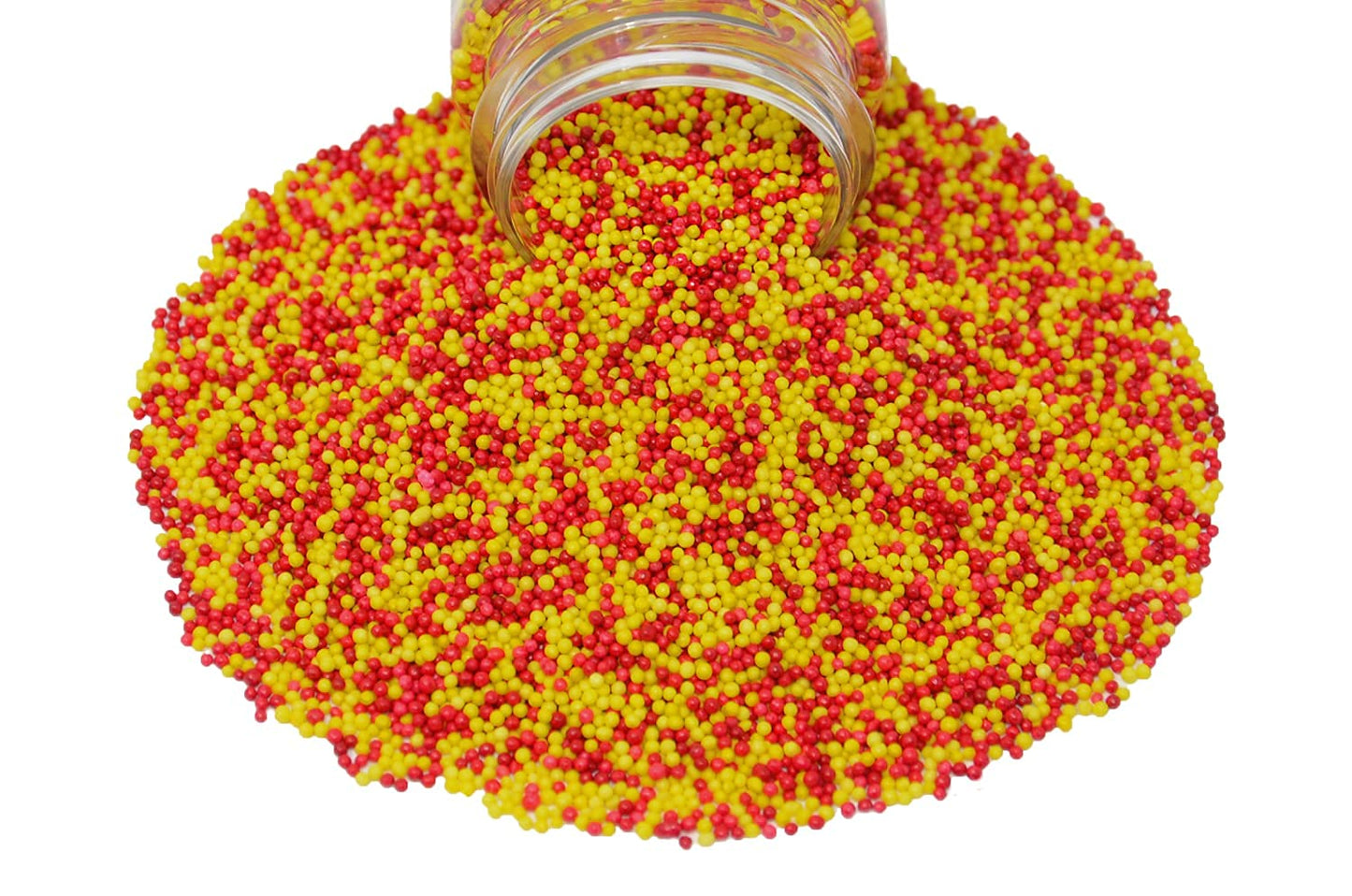 Mystic Sprinkles The Big Game Nonpareil Mix 3.8Oz Bottles (Red & Yellow)