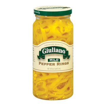 Giulianos Mild Banana Pepper Ring, 16 Ounce - 6 Per Case.
