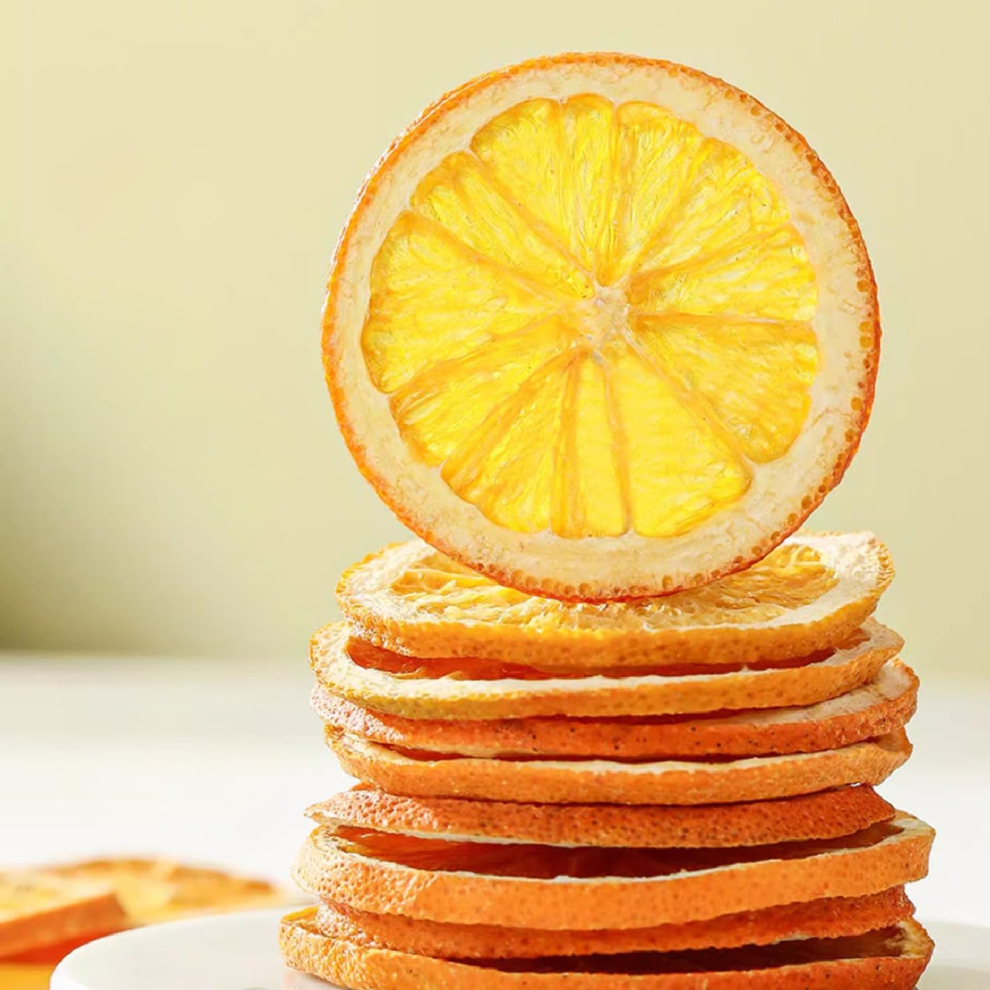 Txdynllk Dried Orange Slices 17.6Oz(500G) Dehydrated Oranges For Vibrant Cocktails, Festive Christmas Decor, Aromatic Candles, C