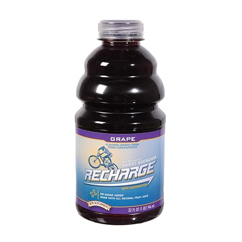 R.w. Knudsen Juice - grape Recharge - case Of 12 - 32 Fl Oz.