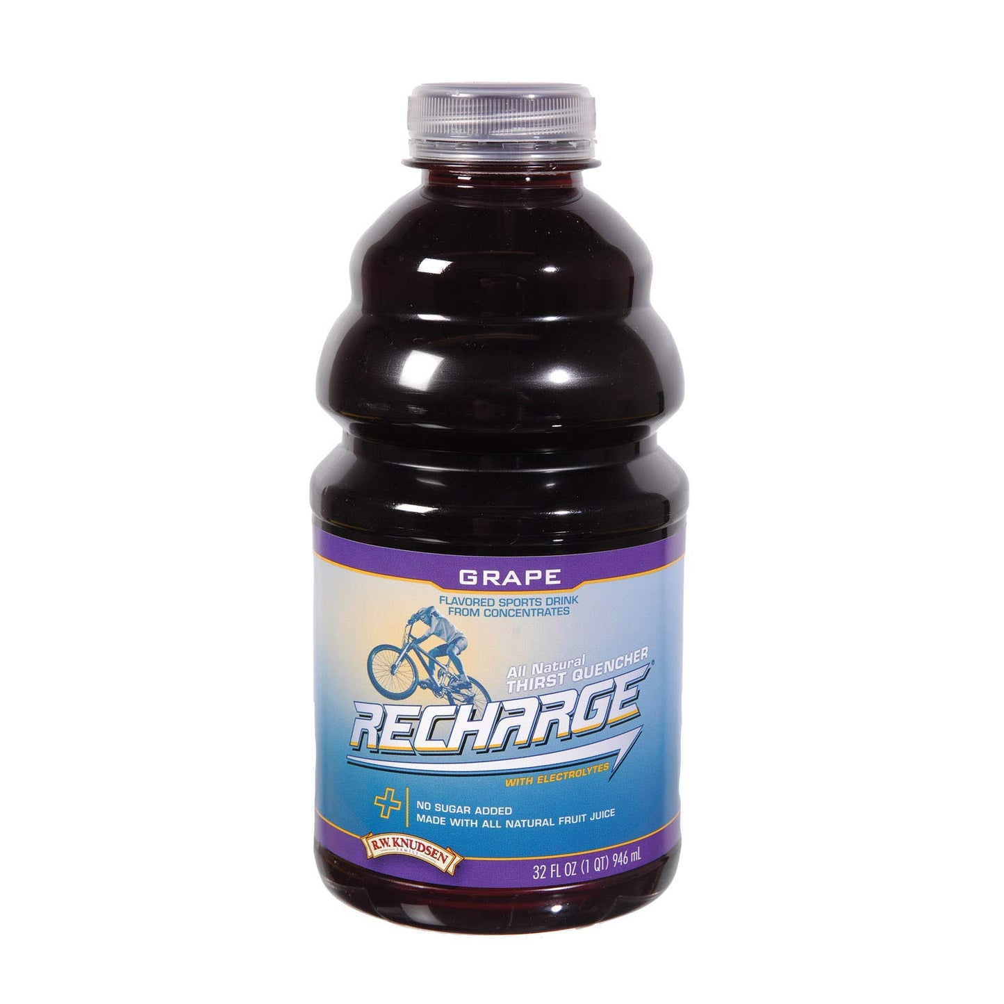 R.w. Knudsen Juice - grape Recharge - case Of 12 - 32 Fl Oz.