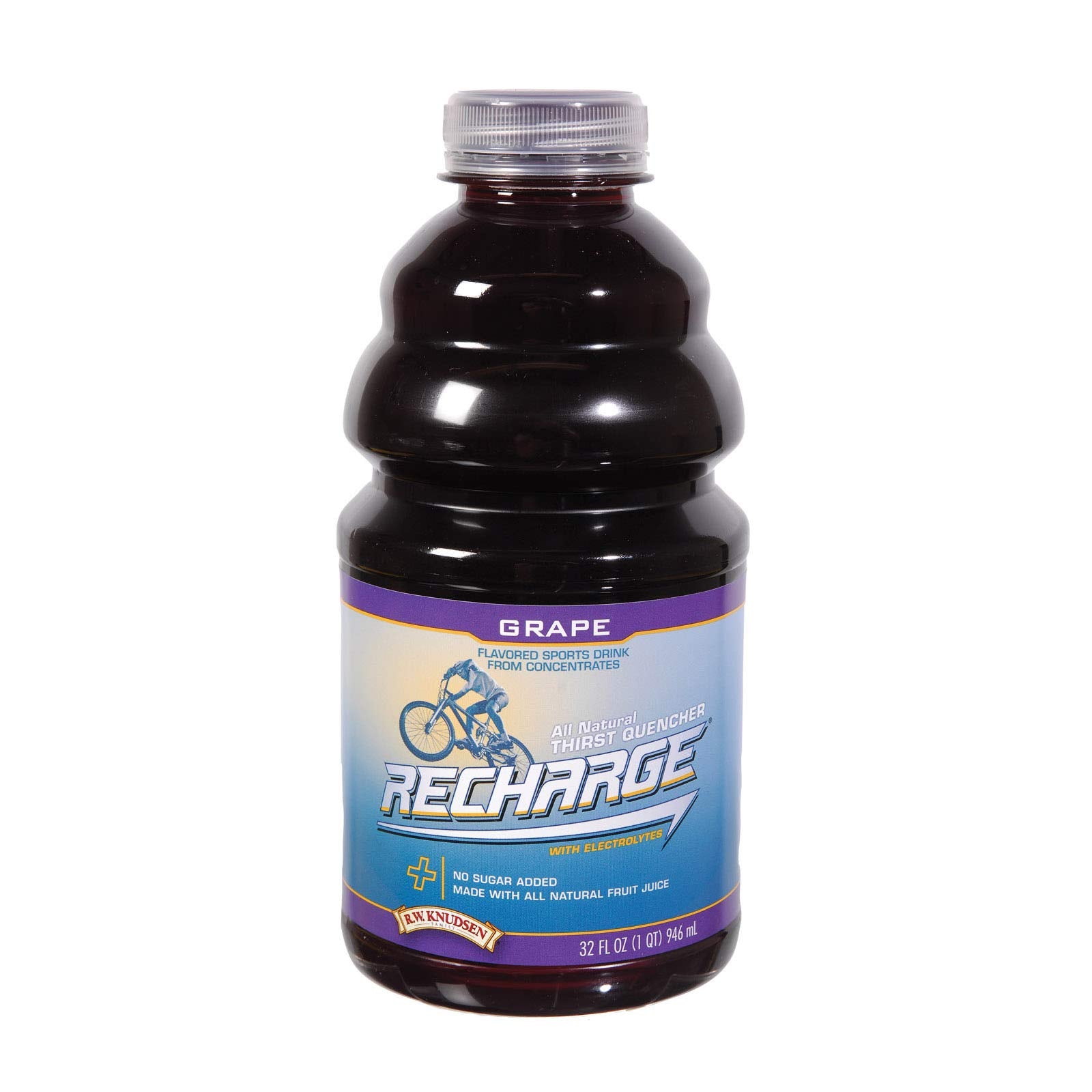 R.w. Knudsen Juice - grape Recharge - case Of 12 - 32 Fl Oz.
