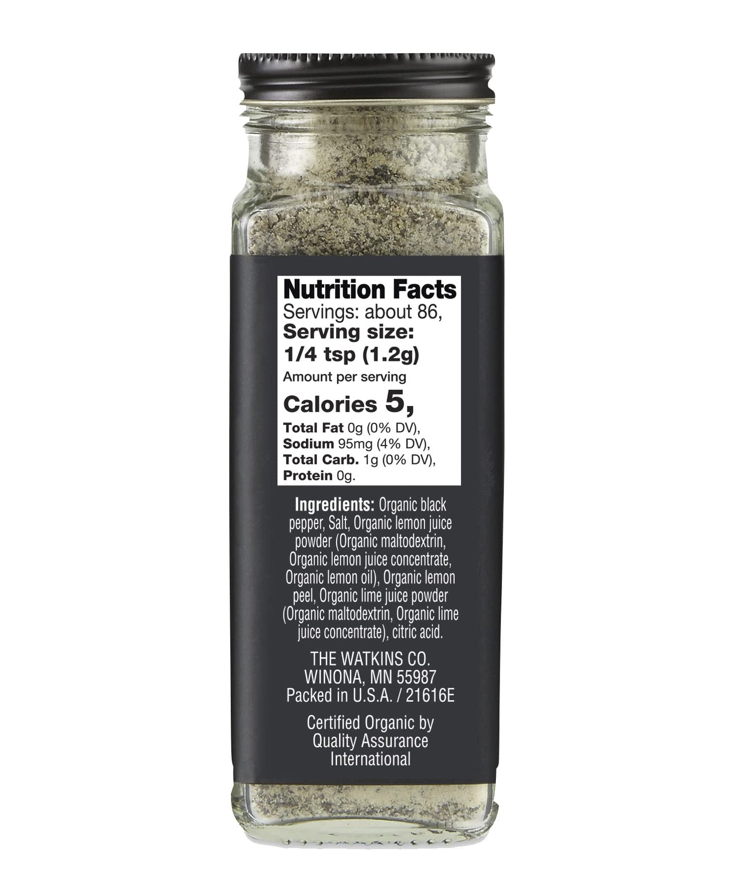 Og2 Wtkins Lemon Pepper ( 1 X 3.6 Oz   )