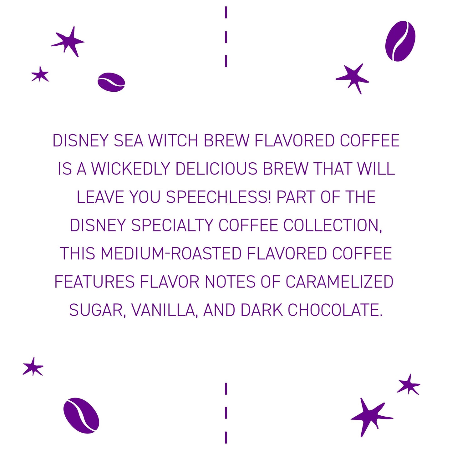 Joffreys Coffee Sea Witch Brew, Flavored Coffee, Notes of Caramelized Sugar & Dark Chocolate, Medium Roast, 11oz Ground Coffee