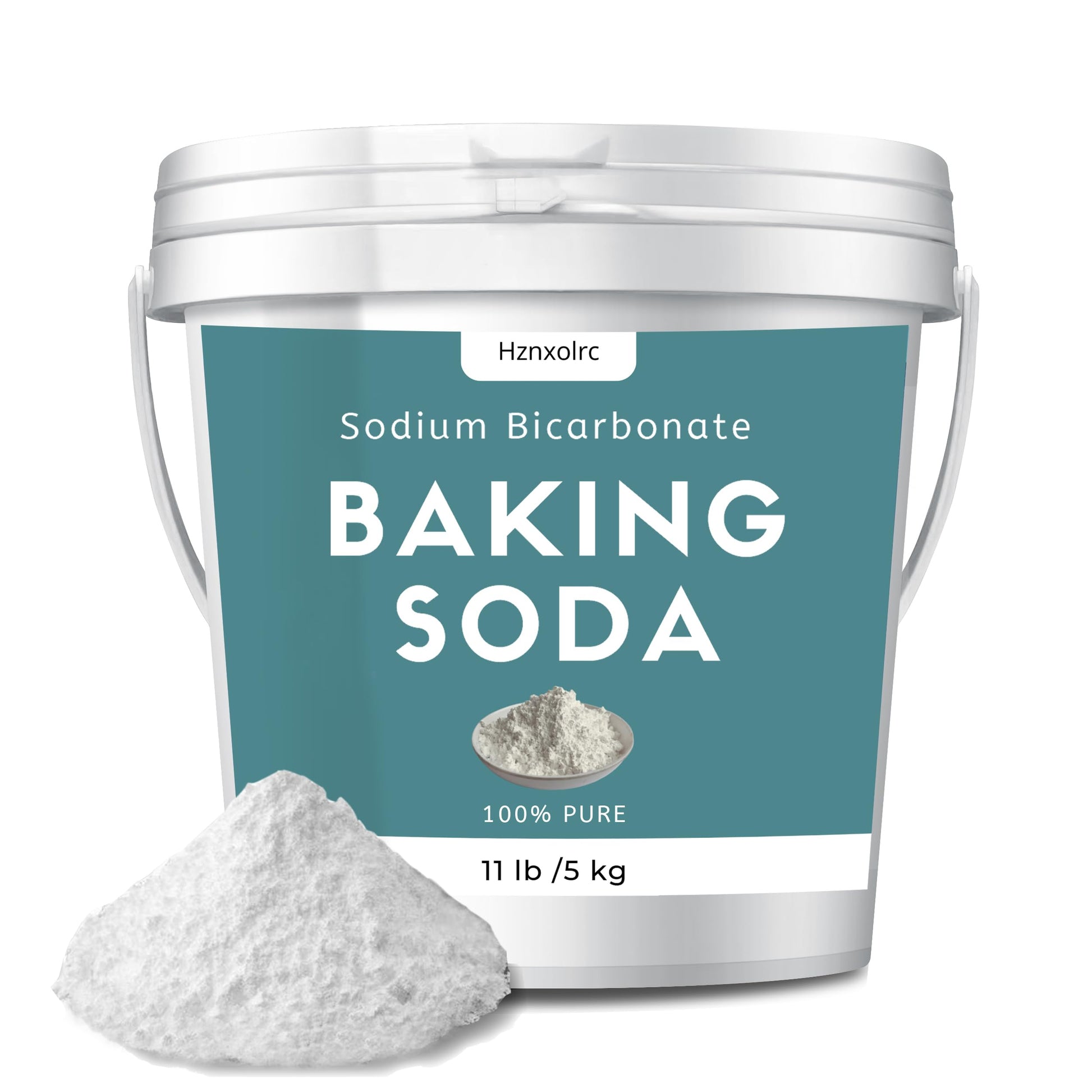 Hznxolrc Baking Soda Powder, 100% Pure, 11lb (211.7 Ounce) Bulk for Baking and Cleaning