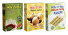 Milkomix Kesar Elaichi, Butter Scotch & Kesar Kulfi Flavored Milk Powder  Pack of 3