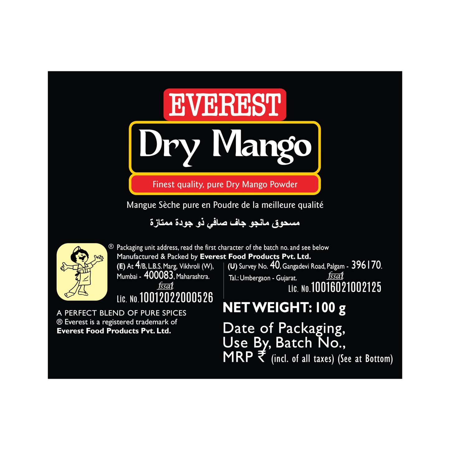 Everest Amchur Powder, 100G Carton