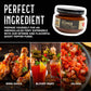 Louisiana Pepper Exchange Ghost Pepper Puree Sauce, Super Hot Chili Spicy Flavor Seasoning, Plant-Based, Gluten-Free, Replaces G