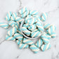 The Hampton Candy Company Blue & White Marshmallow Twists, 8.8 Oz Bag - Bulk Blue Candy Treats