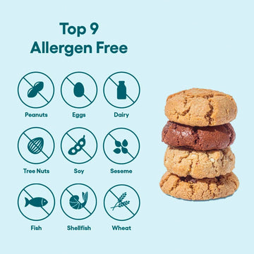 Gluten Free Crunchy Cookies Variety Pack By Partake | Vegan Cookies 3 Packs | Non-Gmo, Allergy-Friendly | No Peanuts,Soy, Dairy, Tree Nuts
