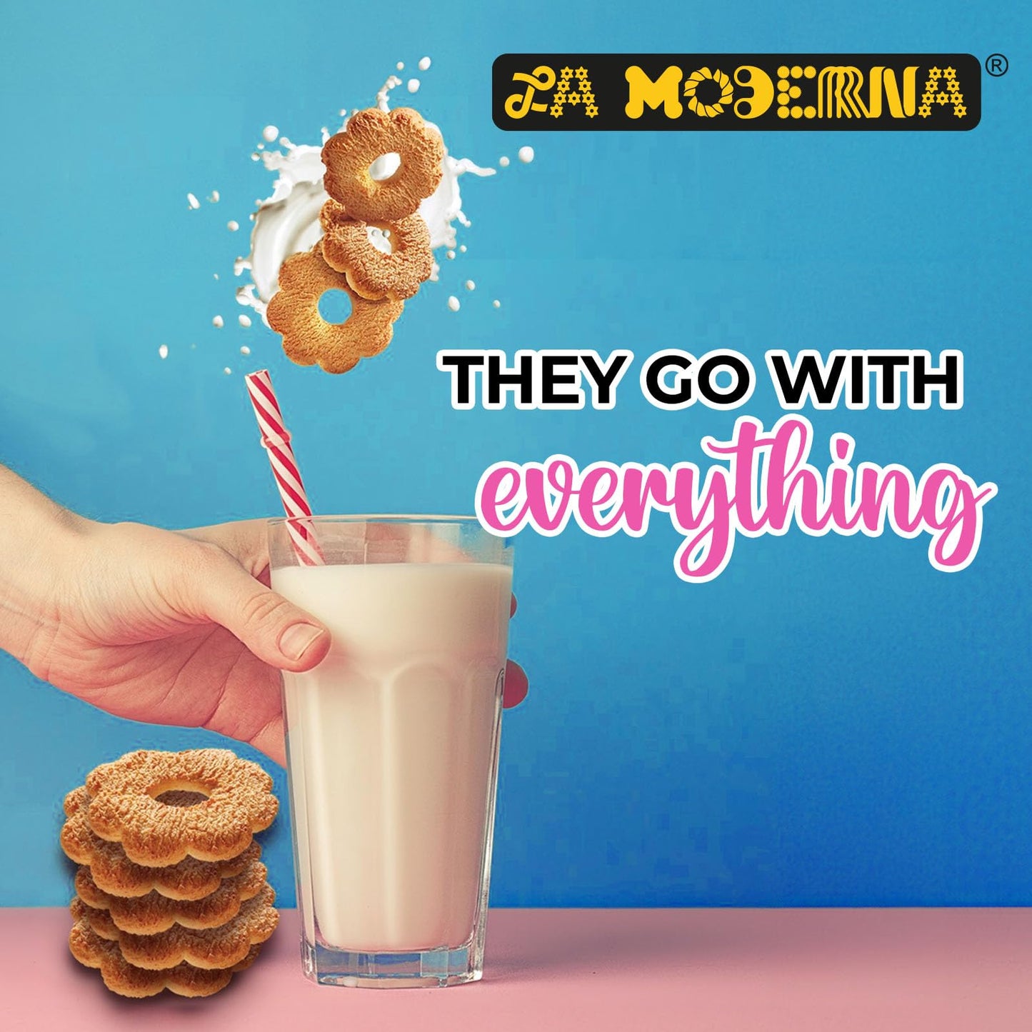 La Moderna, Marianitas Naranja, Orange Cookies, Galletas, Snacks Deliciosos Y Dulces, 6.53 Oz, Pack De 20