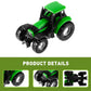 12 Pieces Farm Animal Tractor Cake Topper Set With Tree Farmer Fences Mini Barn Animal Figurines For Farm Animal Theme Party Bab