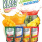 Klass Aguas Frescas Tropical Drink Mix Variety Pack - Watermelon, Cantaloupe, Mango & Pineapple, 14.1 Oz (4-Pack) - No Artificial Flavors, Vitamin C