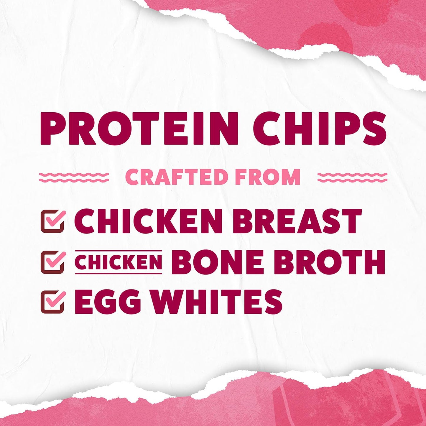 WILDE Himalayan Pink Salt Protein Chips, Thin and Crispy, High Protein, Keto Friendly, Made with Real Ingredients, 1.34oz Bags (