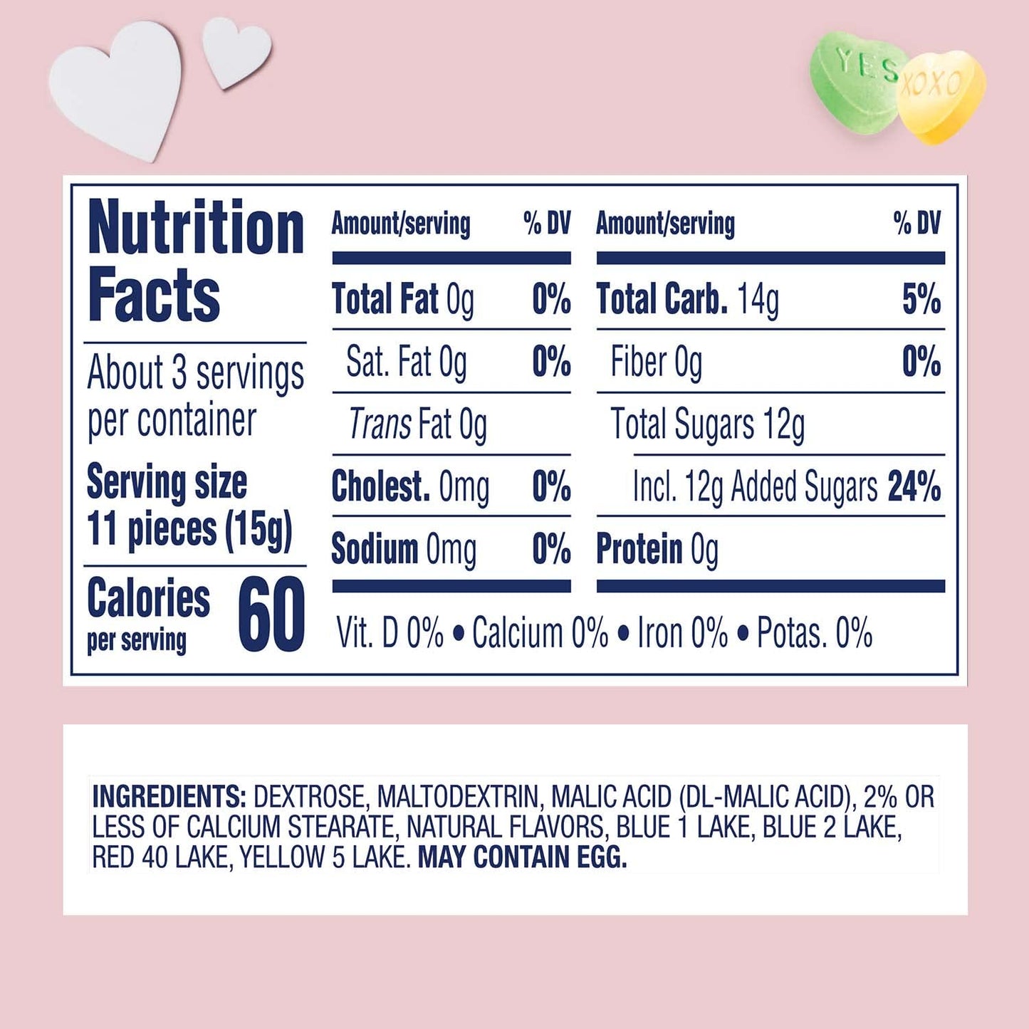 SweeTARTS Conversation Hearts Valentines Day Candy | Sweet and Sour Candy Individual Candy Boxes for Classroom Exchange, 1.5oz (