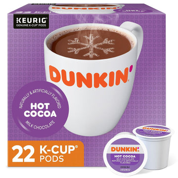 Dunkin' Milk Chocolate Hot Cocoa, 22 Keurig Pods