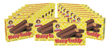 Little Debbie Nutty Buddy 96 Twin-Wrapped Wafer Bars, Chocolate, 12 Ounce (Pack Of 16)