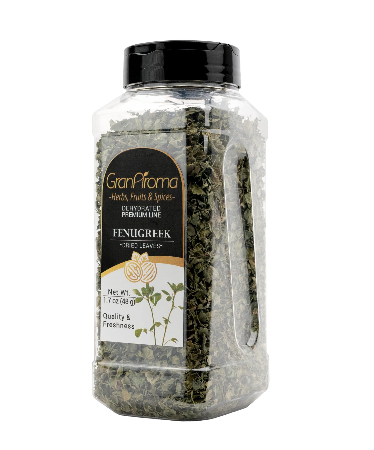 Granaroma Fenugreek Leaves, Aromatic & Nutty Flavor, Curries & Stews, Indian Cuisine (1.7 Ounce)