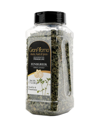 Granaroma Fenugreek Leaves, Aromatic & Nutty Flavor, Curries & Stews, Indian Cuisine (1.7 Ounce)