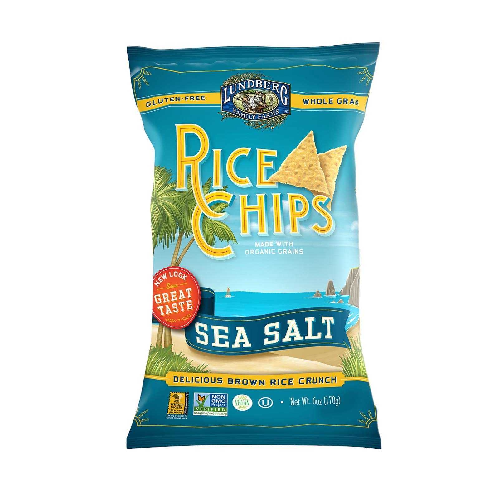 Lundberg Chip Rice Orgnl Seaslt Gf12