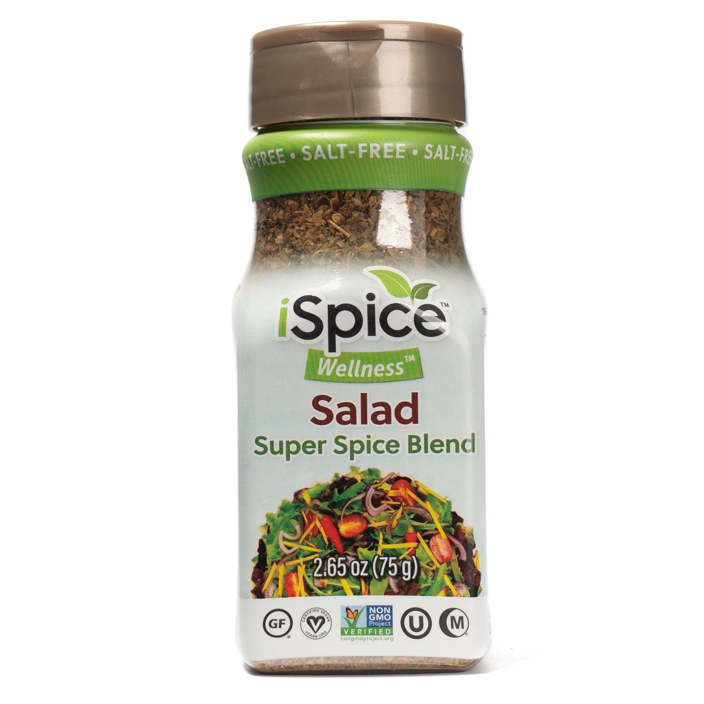 iSpice Wellness Salad Seasoning, Salt-Free & Sugar-Free, 2.65 Ounce, All Natural, Ready to Use