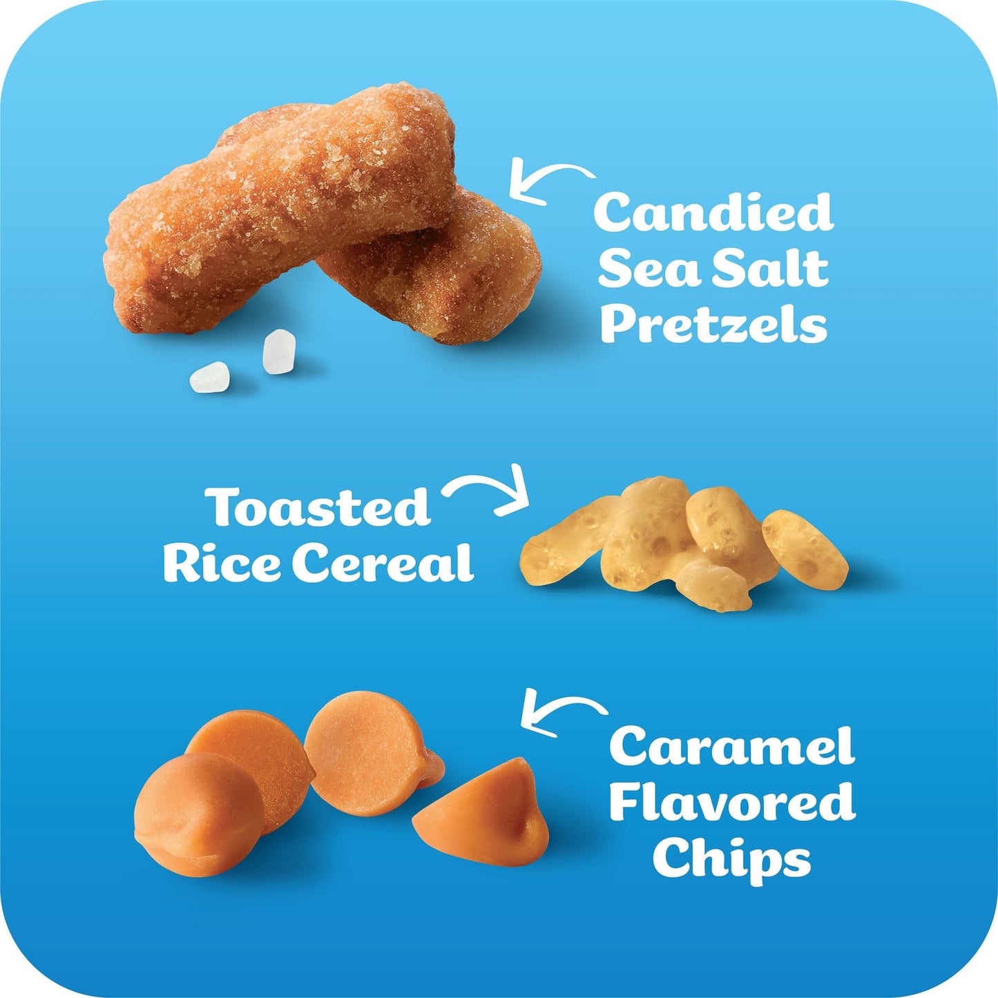 Rice Krispies Treats Bliss Crispy Marshmallow Squares, Snack Bars, Caramel Sea Salt Pretzel (6 Boxes, 36 Bars)