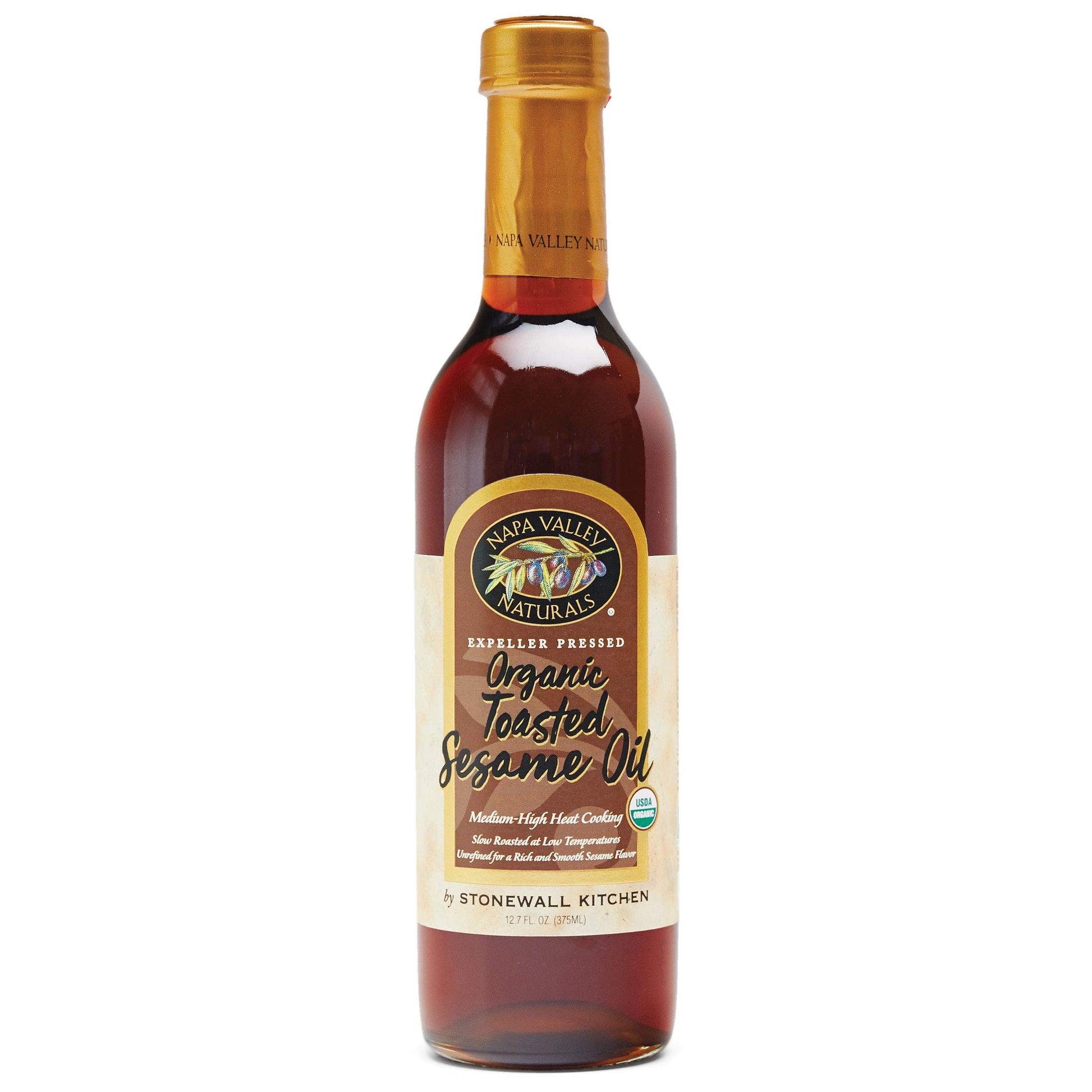 Napa Valley Naturals Organic Toasted Sesame Oil, 12.7 Fl Oz, Bronze