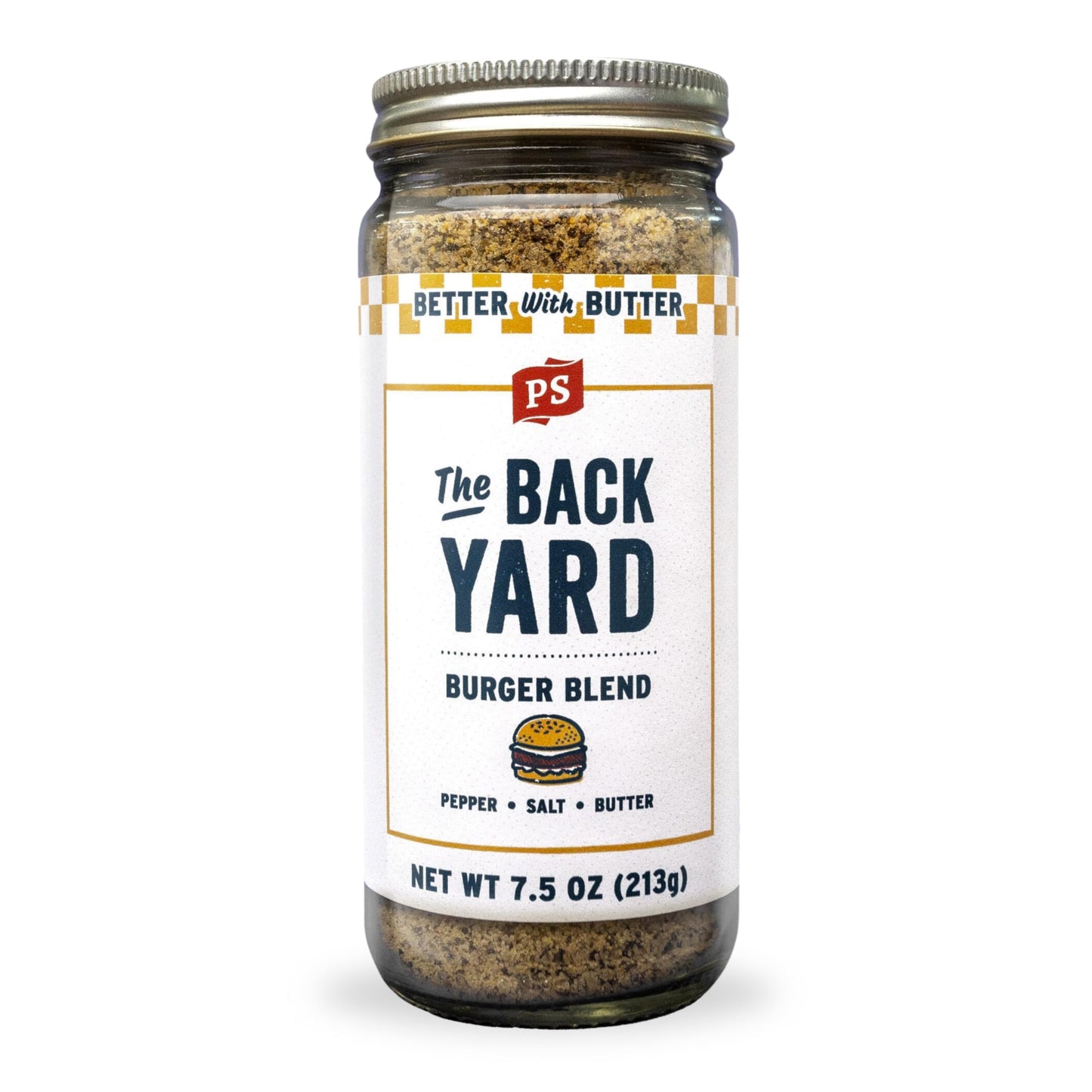 PS Seasoning The Backyard Better Burger Seasoning - Smash Burger and Steak Seasoning for Grilling - All-Purpose SPG Spice Rub Bl