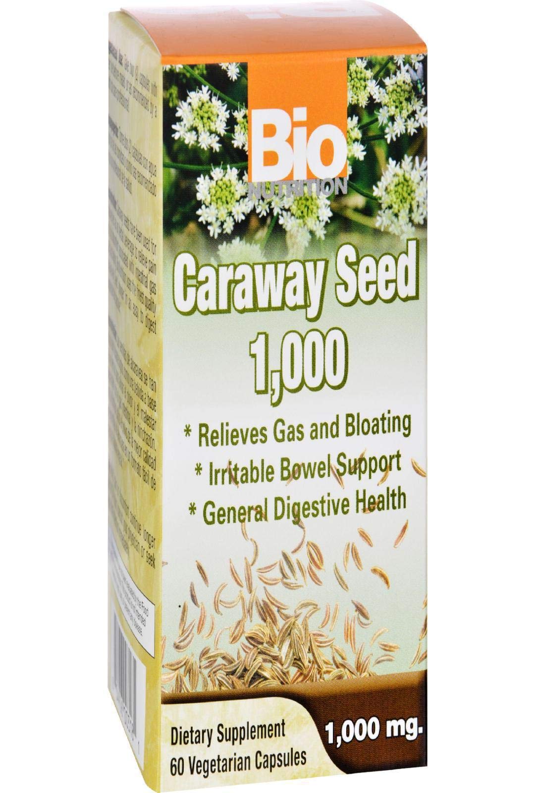 Bio Nutrition Caraway Seed Vcaps, 1,000 IU, 60 Count, Dietary dietary product