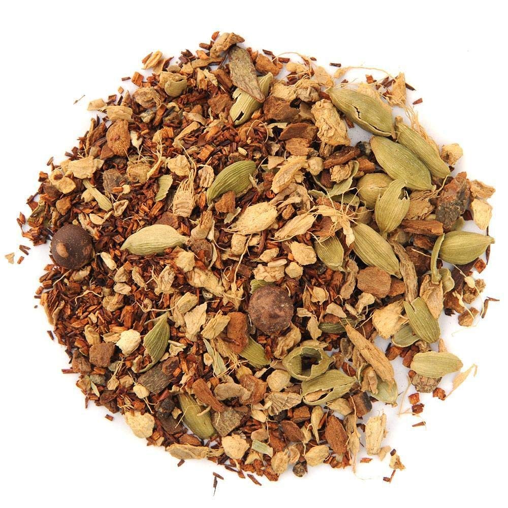 Organic Positively Tea Company Rooibos Chocolate Chai Tea Loose Leaf 16 Ounce