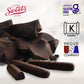 Sweet Candy Dark Chocolate Blueberry Sticks - Chocolate Covered Candy - Blueberry Flavor With Dark Chocolate Coating - Old Fashi