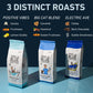 Stella Blue Fresh Whole Bean Coffee - Electric Avenue Blend - 100% Arabica Dark Roast - Ethically & Sustainably Sourced From Cen