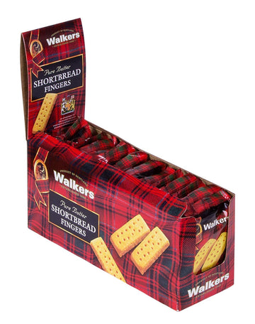 Walkers Shortbread Fingers Shortbread Cookies Snack Packs, 15 Count (Pack of 2)