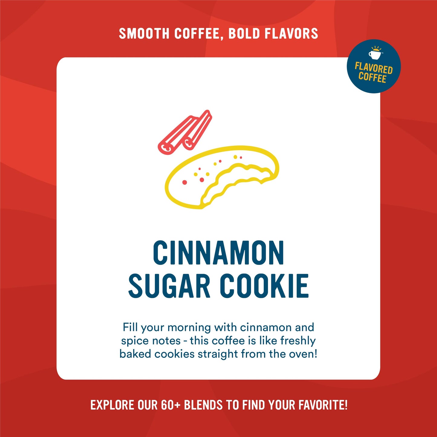 Cameron s Coffee Roasted Ground Coffee Bag, Flavored, Cinnamon Sugar Cookie, 12 Ounce, Pack of 6 - NEW