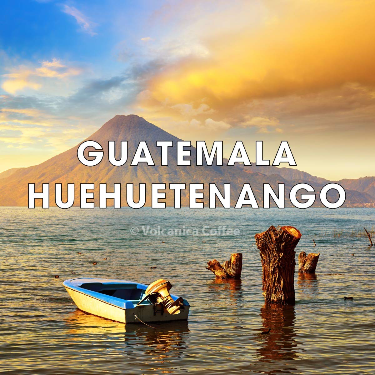 Guatemalan Coffee, Huehuetenango, Ground, Medium Roast, Single Origin, Fresh Roasted, 16-Ounce