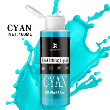 Food Coloring - Vibrant Liquid Icing Food Coloring Set for Baking, Cake Decorating, Easter Egg, Airbrush - Tasteless Food Color