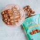Taali Cinnamon Vanilla Water Lily Pops (6 Resealable Bags) - Sweet Roasted Fox Nuts Makhana Snack | Crunchy Indian Healthy Snack