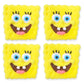 SpongeBob SquarePants Candy, Giant Sugar Coated Marshmallows, Individually Wrapped Party Favors, 4 Count Box