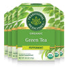 Traditional Medicinals Organic Green Tea, Peppermint, 16 Teabags (Pack Of 6)